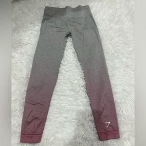 Gymshark Ombré Seamless Legging Grey/Pink Small